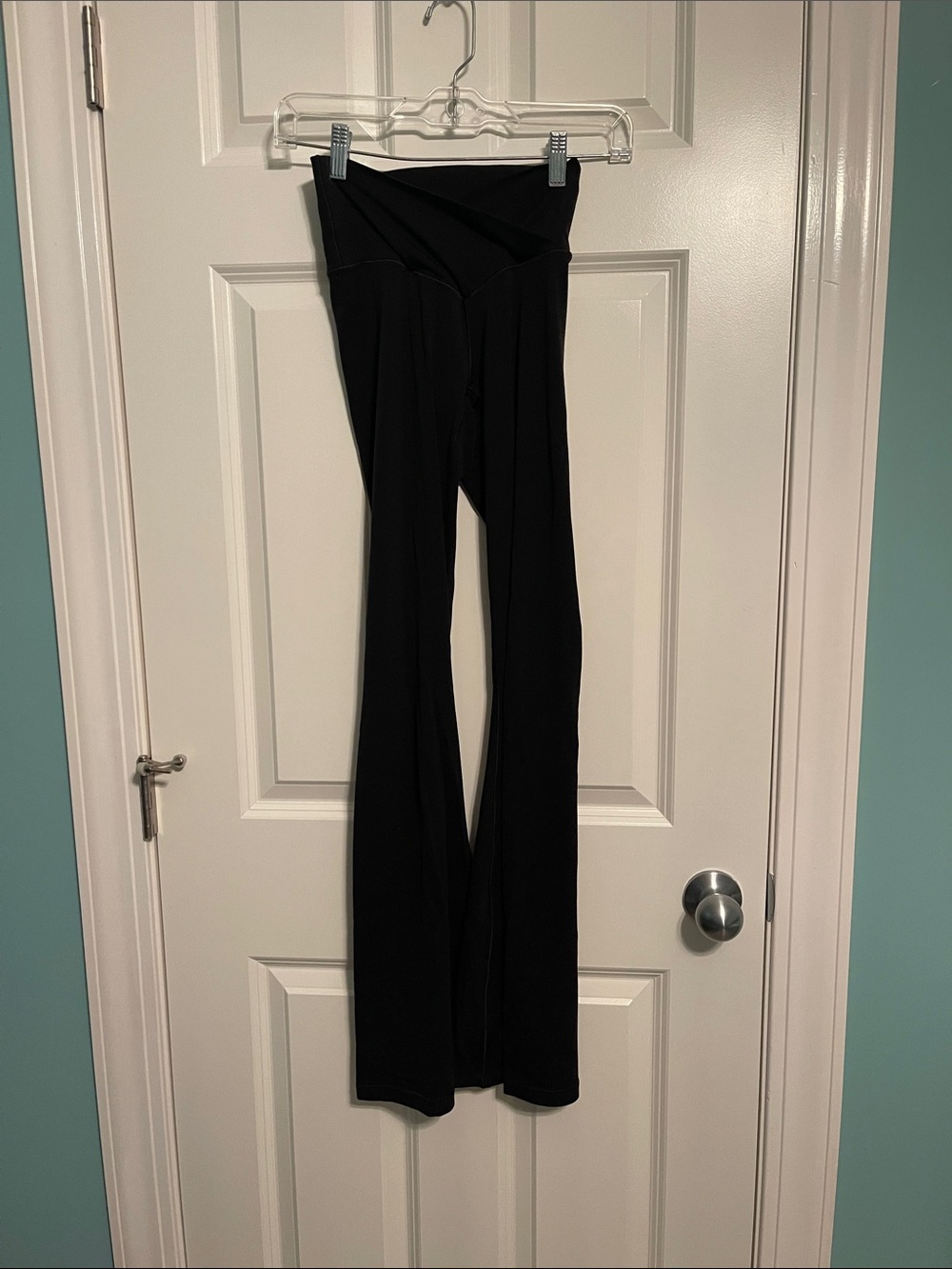 Women's Black Wide-Leg High-Waist Pants